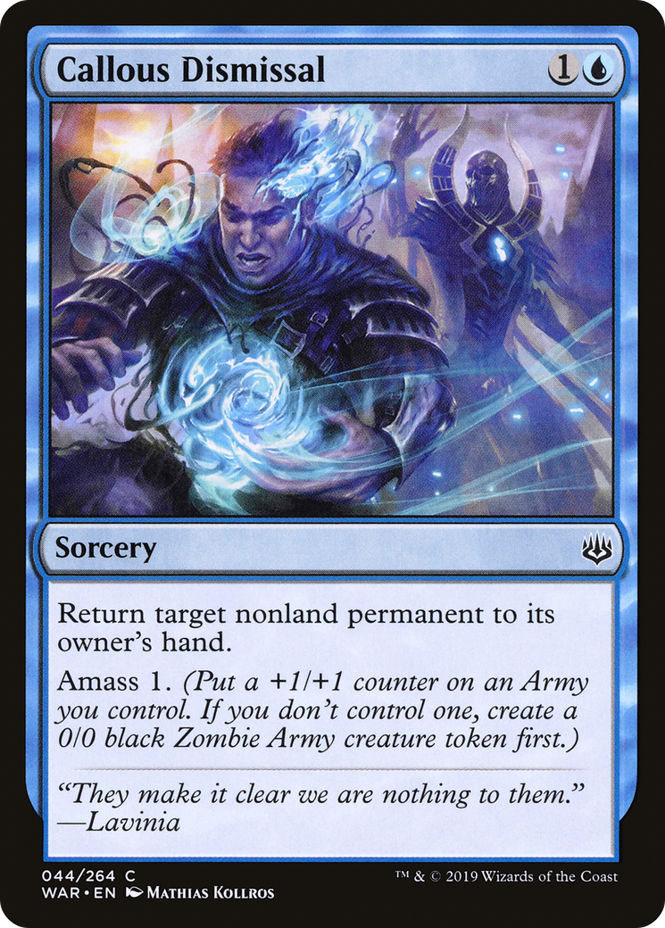 Callous Dismissal [War of the Spark] Foil