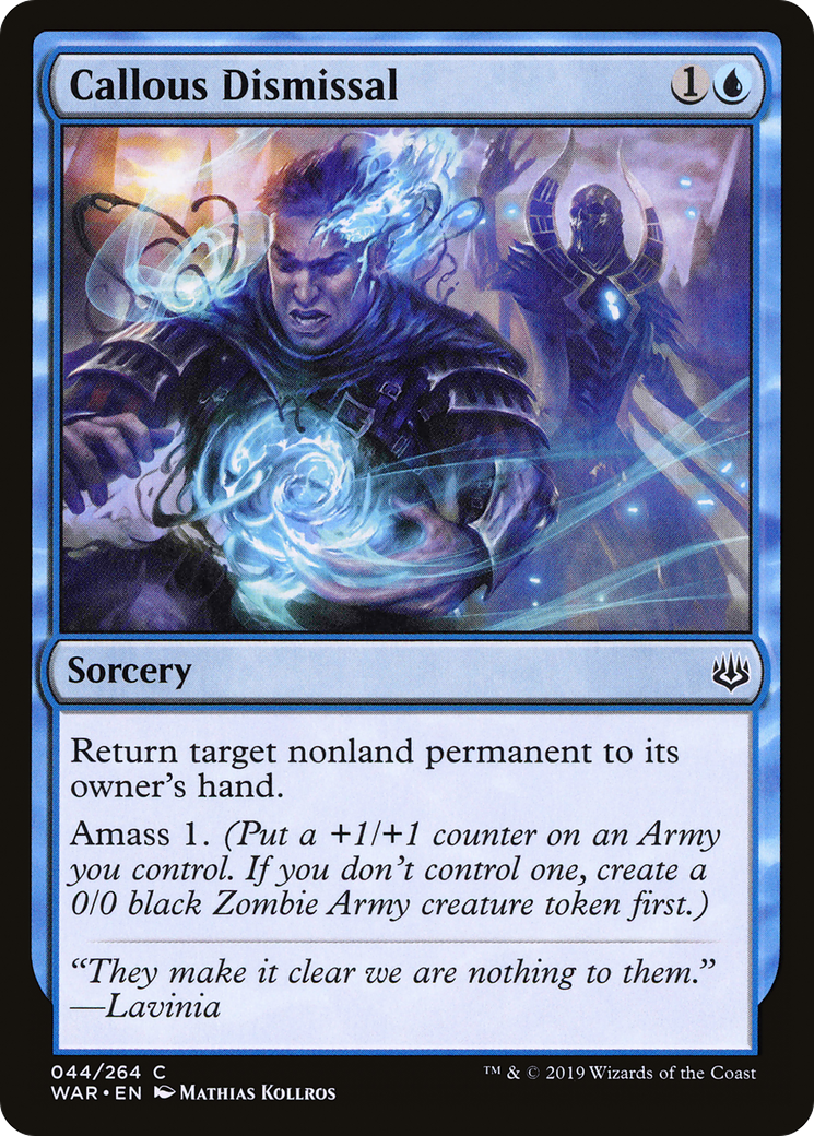 Callous Dismissal [War of the Spark] Foil