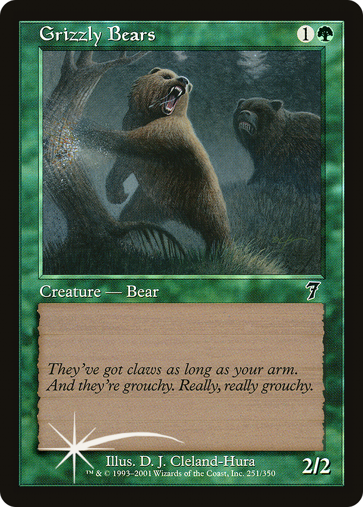 Grizzly Bears [Seventh Edition] Foil