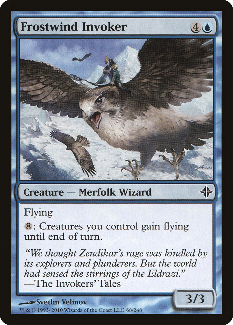 Frostwind Invoker [Rise of the Eldrazi] Foil