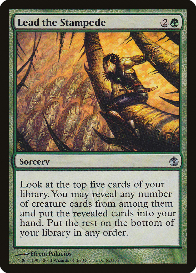 Lead the Stampede [Mirrodin Besieged] Foil