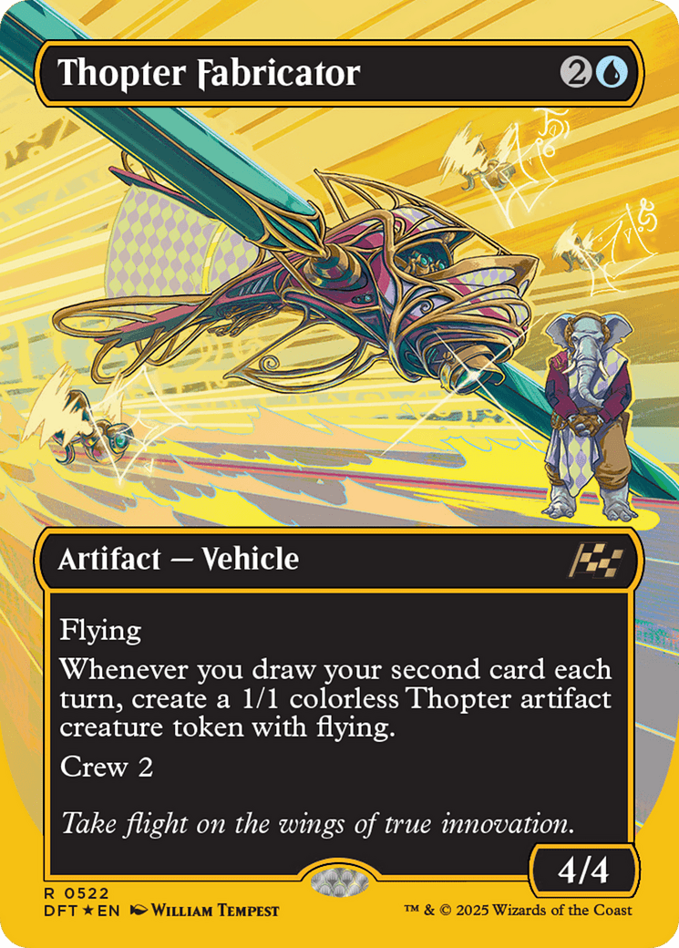 Thopter Fabricator |  Foil (522) [Aetherdrift]