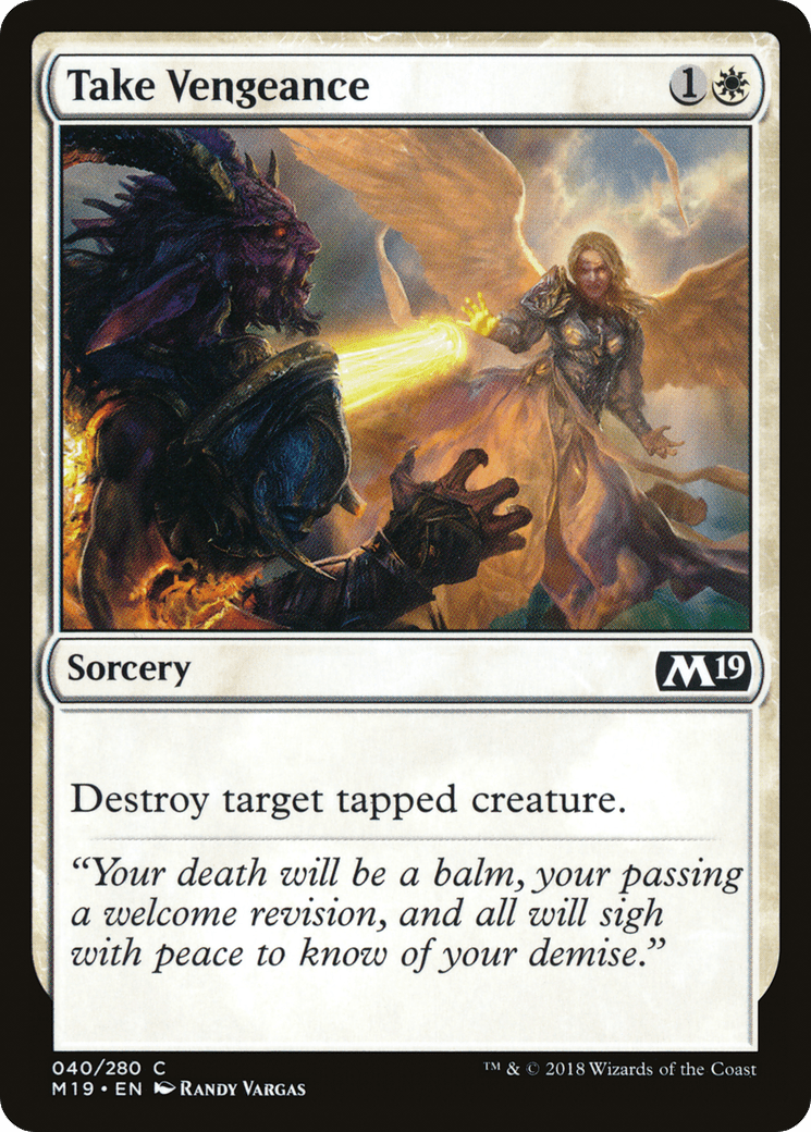 Take Vengeance [Core Set 2019] Foil