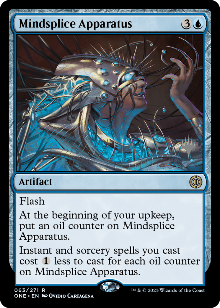 Mindsplice Apparatus (Promo Pack) [Phyrexia: All Will Be One Promos] Foil