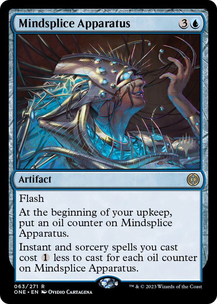 Mindsplice Apparatus (Promo Pack) [Phyrexia: All Will Be One Promos] Foil