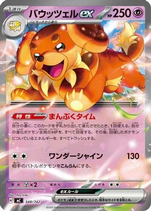 Dachsbun ex (348/742) (Japanese) - Start Deck 100 Battle Collection