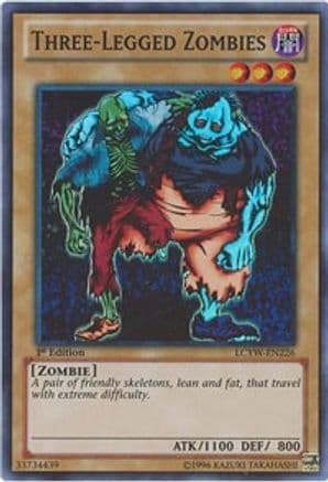 Three-Legged Zombies [LCYW-EN226] Super Rare