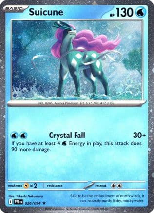 Suicune (Cosmos Holo) 026- Miscellaneous Cards & Products Holofoil