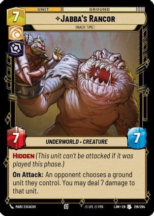 Jabba's Rancor - Snack Time! |  (216/264)  [A Lawless Time]