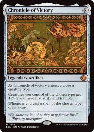 Chronicle of Victory |  Foil (253) [Lorwyn Eclipsed]
