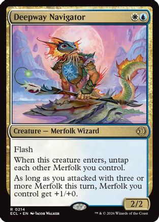 Deepway Navigator |  Foil (214) [Lorwyn Eclipsed]