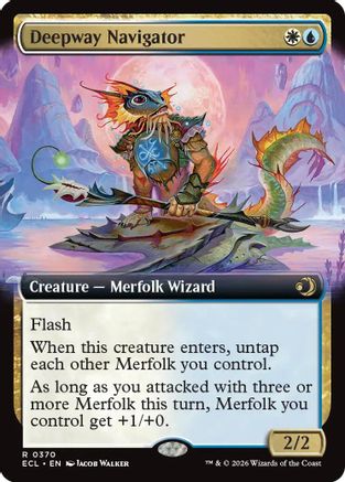 Deepway Navigator (Extended Art) |  (370) [Lorwyn Eclipsed]