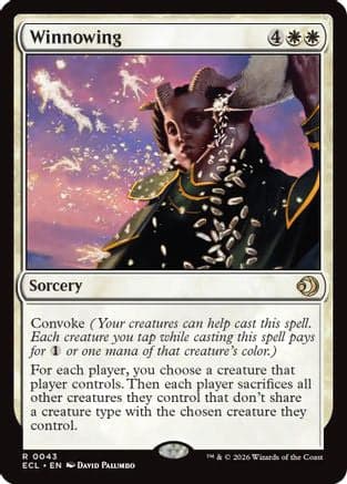 Winnowing |  Foil (043) [Lorwyn Eclipsed]