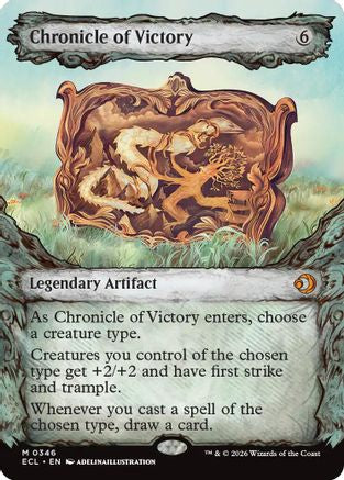 Chronicle of Victory (Showcase) |  Foil (346) [Lorwyn Eclipsed]