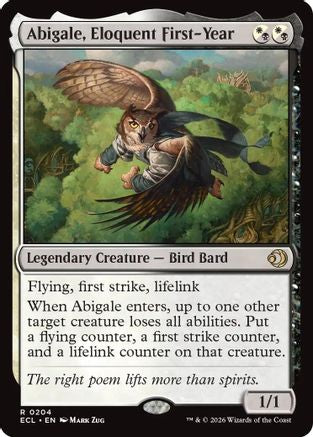 Abigale, Eloquent First-Year |  (204) [Lorwyn Eclipsed]