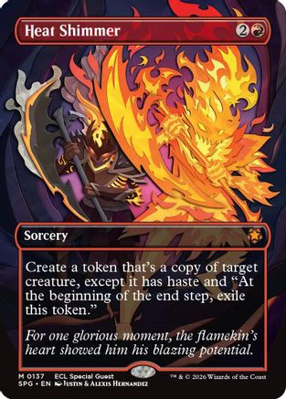 Heat Shimmer (Borderless) |  Foil (137) [Special Guests]