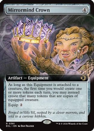 Mirrormind Crown (Extended Art) |  (381) [Lorwyn Eclipsed]