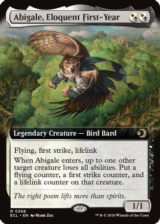 Abigale, Eloquent First-Year (Extended Art) |  (368) [Lorwyn Eclipsed]