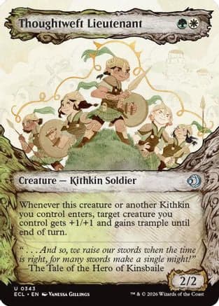 Thoughtweft Lieutenant (Showcase) |  (343) [Lorwyn Eclipsed]
