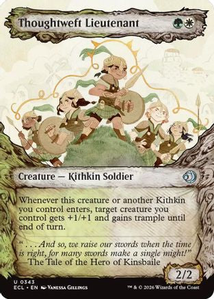 Thoughtweft Lieutenant (Showcase) |  (343) [Lorwyn Eclipsed]