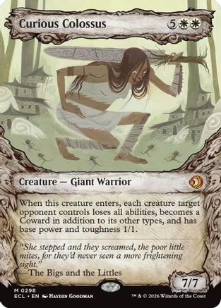 Curious Colossus (Showcase) |  Foil (298) [Lorwyn Eclipsed]