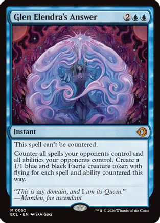 Glen Elendra's Answer |  Foil (052) [Lorwyn Eclipsed]