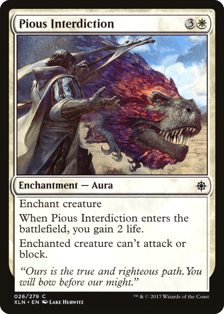 Pious Interdiction [Ixalan] Foil