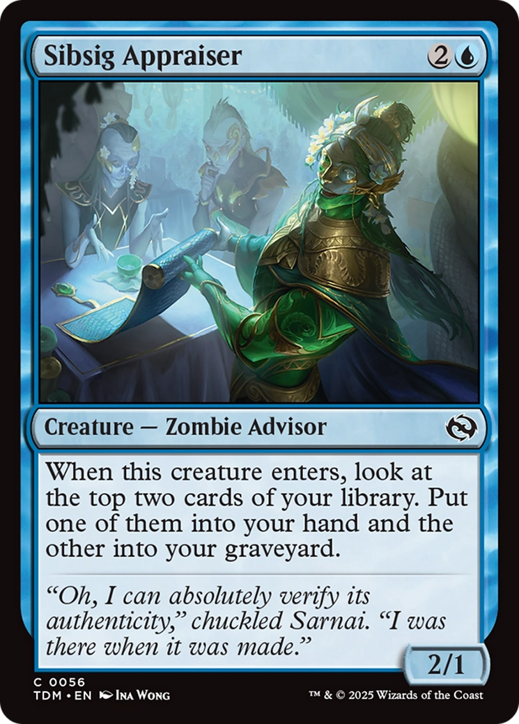 Sibsig Appraiser (056) [Tarkir: Dragonstorm]  Foil