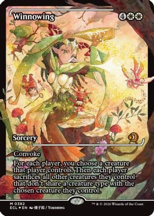 Winnowing (Showcase) |  Foil (382) [Lorwyn Eclipsed]