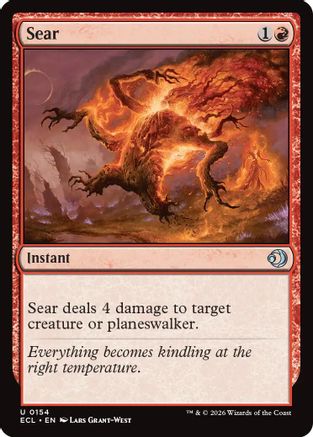 Sear |  Foil (154) [Lorwyn Eclipsed]