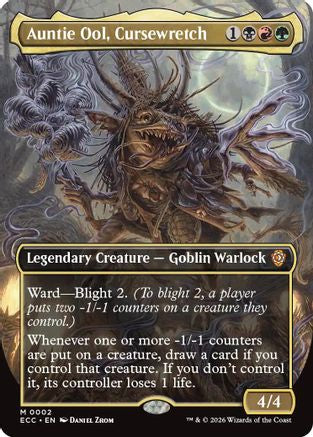 Auntie Ool, Cursewretch (Borderless) |  (002) [Commander: Lorwyn Eclipsed]