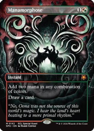 Manamorphose (Borderless) |  Foil (142) [Special Guests]