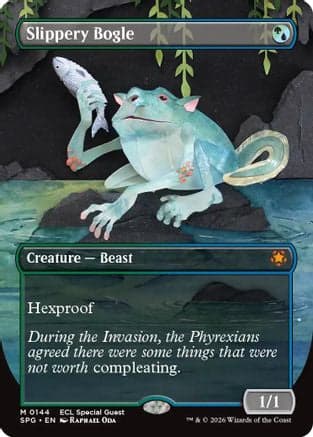 Slippery Bogle (Borderless) |  Foil (144) [Special Guests]