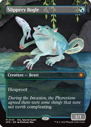 Slippery Bogle (Borderless) |  Foil (144) [Special Guests]
