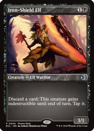 Iron-Shield Elf |  (404) [Promo Pack: Lorwyn Eclipsed]