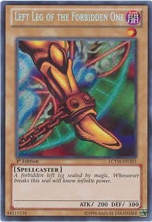 Left Leg of the Forbidden One [LCYW-EN303] Secret Rare