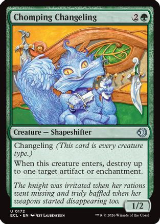 Chomping Changeling |  Foil (172) [Lorwyn Eclipsed]