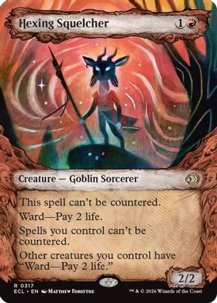Hexing Squelcher (Showcase) |  Foil (317) [Lorwyn Eclipsed]