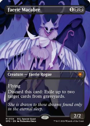 Faerie Macabre (Borderless) |  Foil (134) [Special Guests]