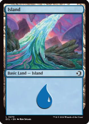 Island (0270) |  Foil (270) [Lorwyn Eclipsed]