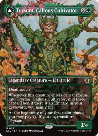 Trystan, Callous Cultivator (Borderless) |  (291) [Lorwyn Eclipsed]