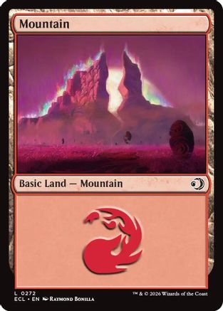 Mountain (0272) |  Foil (272) [Lorwyn Eclipsed]