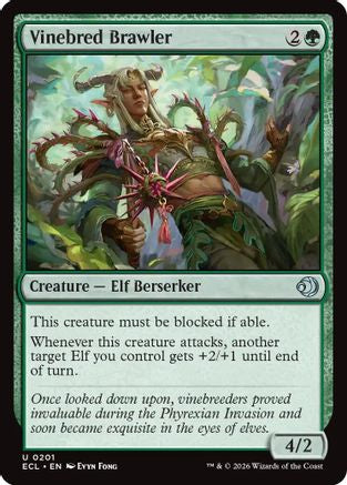 Vinebred Brawler |  Foil (201) [Lorwyn Eclipsed]