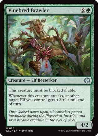 Vinebred Brawler |  Foil (201) [Lorwyn Eclipsed]