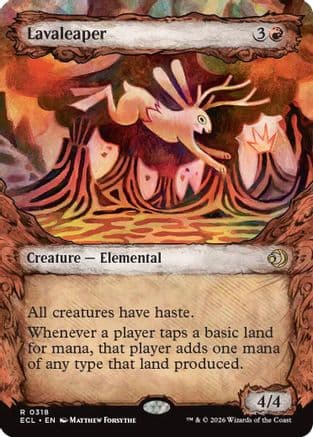 Lavaleaper (Showcase) |  Foil (318) [Lorwyn Eclipsed]