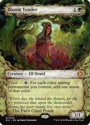 Bloom Tender (0324) (Showcase) |  Foil (324) [Lorwyn Eclipsed]