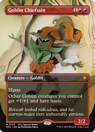Goblin Chieftain (Borderless) |  (135) [Special Guests]