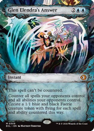 Glen Elendra's Answer (Showcase) |  Foil (306) [Lorwyn Eclipsed]
