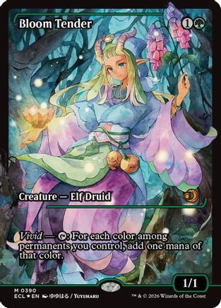 Bloom Tender (0390) (Showcase) |  Foil (390) [Lorwyn Eclipsed]