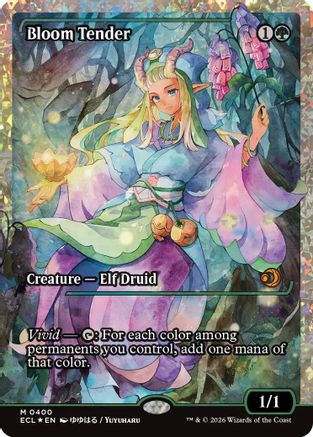 Bloom Tender (0400) (Showcase) (Fracture Foil) |  Foil (400) [Lorwyn Eclipsed]